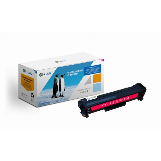 HP TONER CC 533A / CE 413 / CF 383 / UNIVERSAL 3.5K MAGENTA ΣΥΜΒΑΤΟ G&G